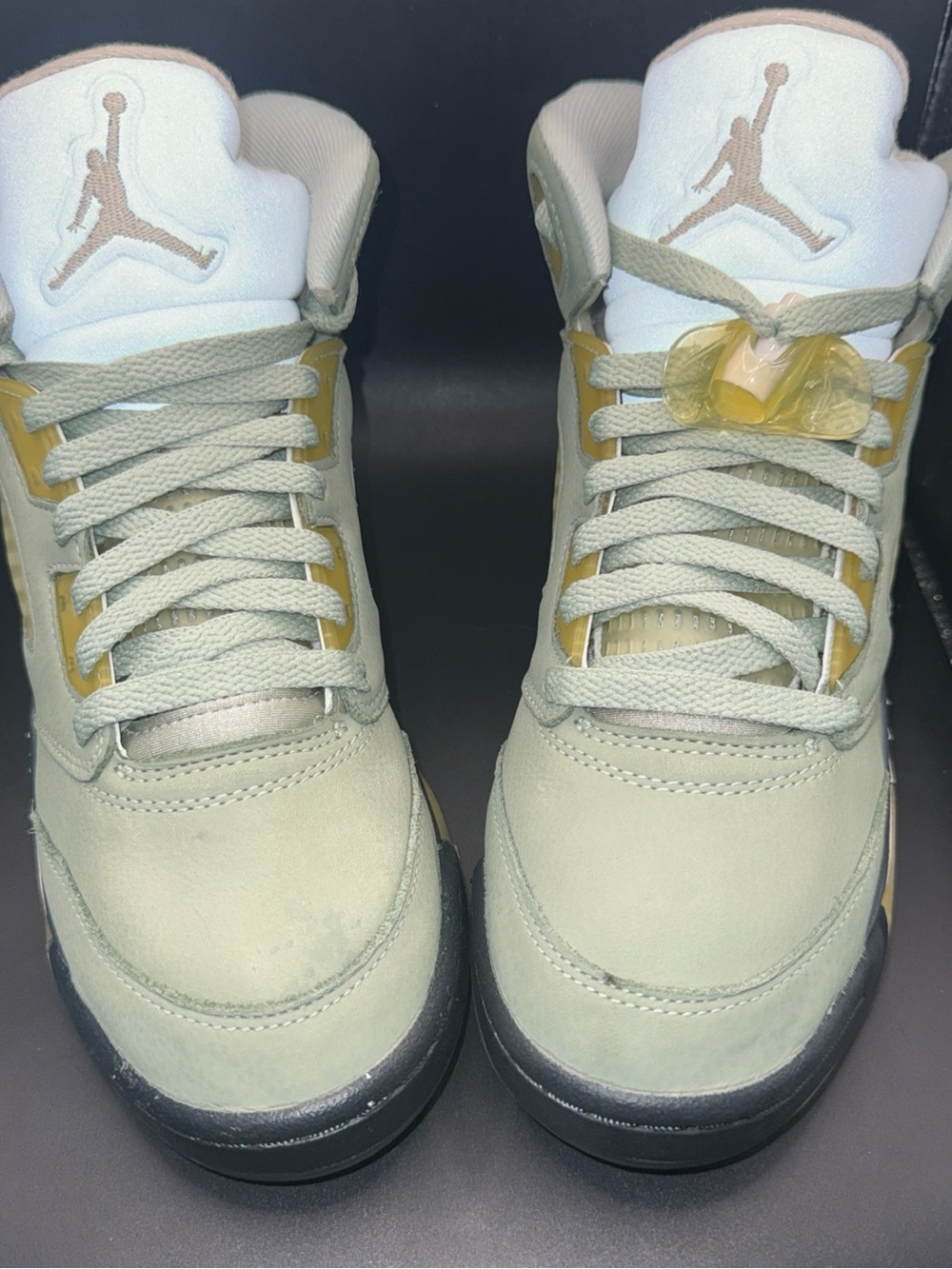 Size 7Y (GS) - Jordan 5 Retro Mid Jade Horizon, 440888-300, Clean, With OG Box